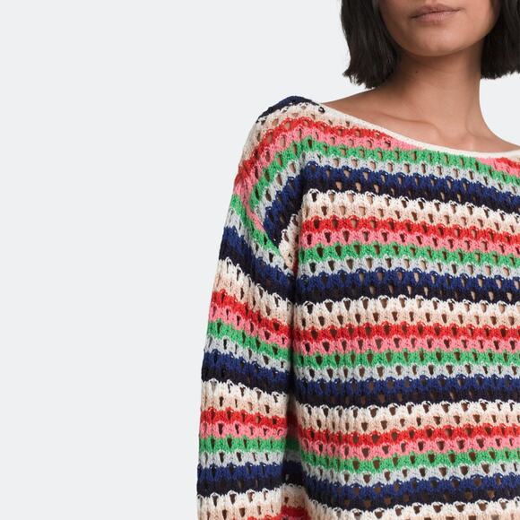 Eleven Six Skye Multicolor Striped Sweater XL/XXL (12) NWT - Picture 4 of 9